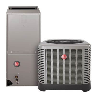 Rheem 3 Ton 17 SEER2 / 9.5 HSPF2 R-454B Matched Ducted Heat Pump System